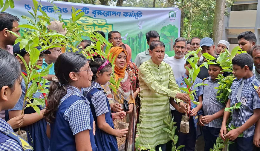 দুস্থদের সহায়তা, শিক্ষার্থীদের স্বাস্থ্যসেবা ও বৃক্ষরোপণে মান্দায় বিশেষ কর্মসূচি