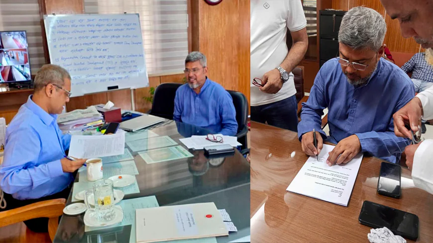 আরডিএ এর নতুন চেয়ারম্যান আবুল কালাম আজাদ সুইট এর দ্বায়িত্ব গ্রহন